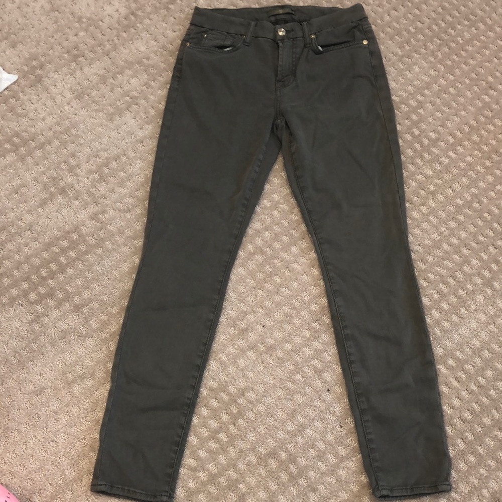 Olive Green Skinny Pants